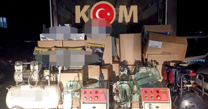 Kocaeli’de 206 bin 250 makaron ele geçirildi