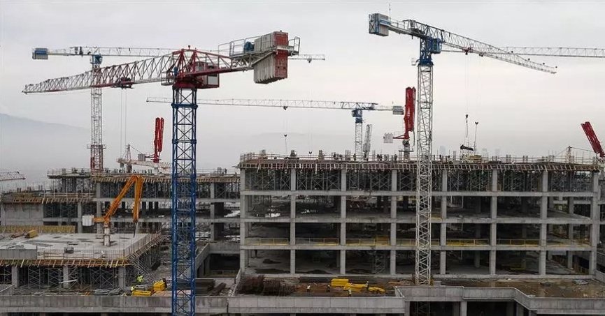 Yapı ruhsatı verilen yapıların yüzölçümü yüzde 8,8 arttı