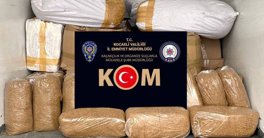 Durdurulan araçtan 1.170 kg kaçak tütün çıktı
