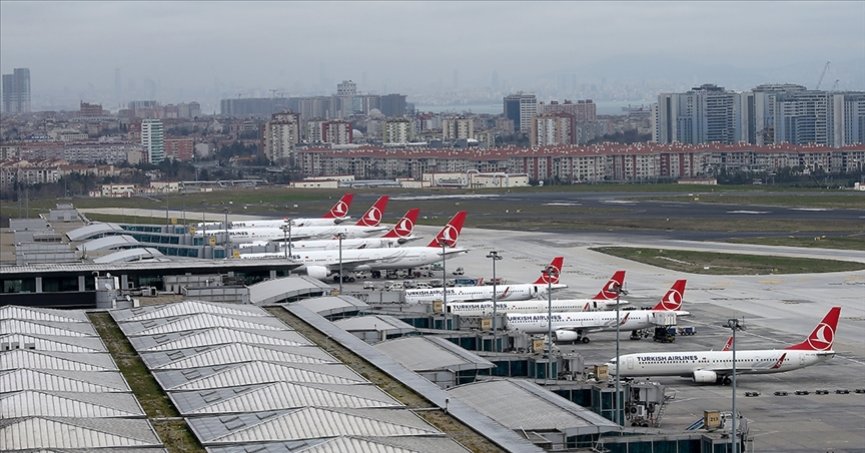 Şubatta fiyatı en çok düşen hava yolu ile yolcu taşımacılığı