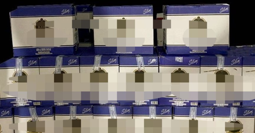 Araçta 710 bin boş makaron ele geçirildi