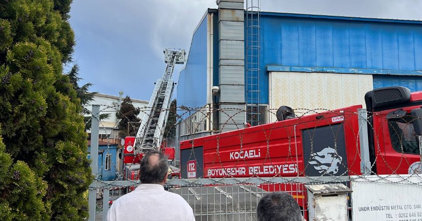 Radyatör fabrikasında yangın