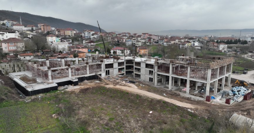 Başiskele Termal Tesis yükseliyor