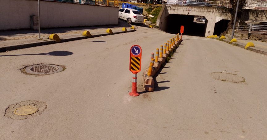 Konulan dubalarla sorunun önüne geçildi