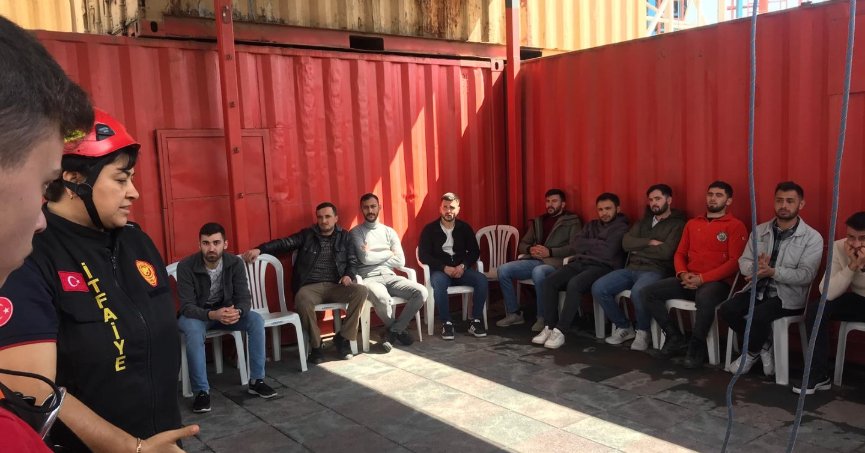 Büyükşehir İtfaiyesi’nden Orman İşletme’ye eğitim