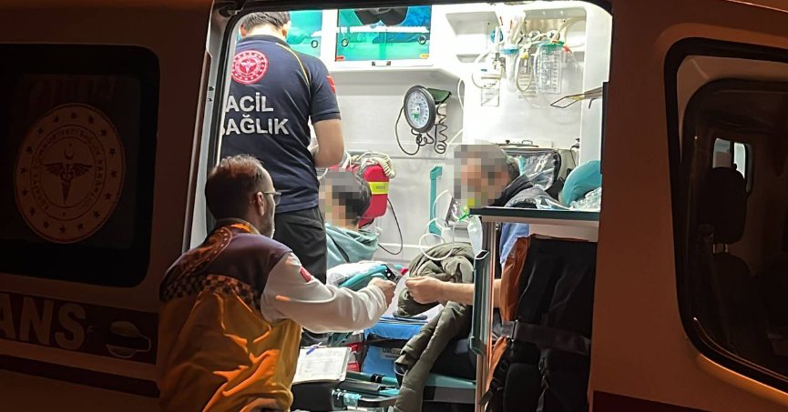 4 kişilik aile gaz sızıntısından etkilendi