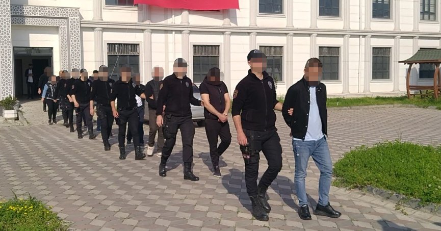 “Narkoçelik-11” operasyonunda 10 çete üyesi tutuklandı