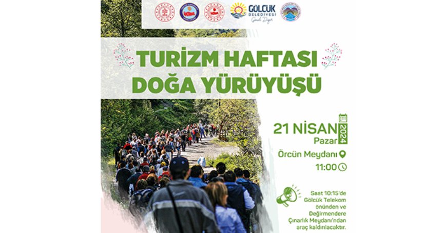 Gölcüklüler doğa yürüyüşünde buluşacak