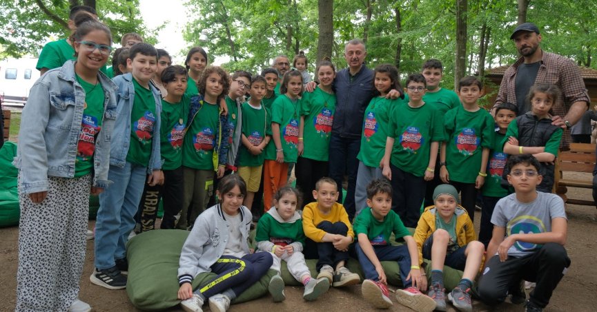 Minik dostlarından Başkan’a teşekkür