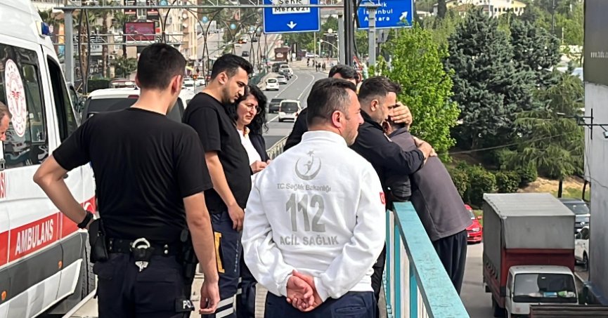 İntihar girişiminde bulunan şahsa polisten şefkat eli