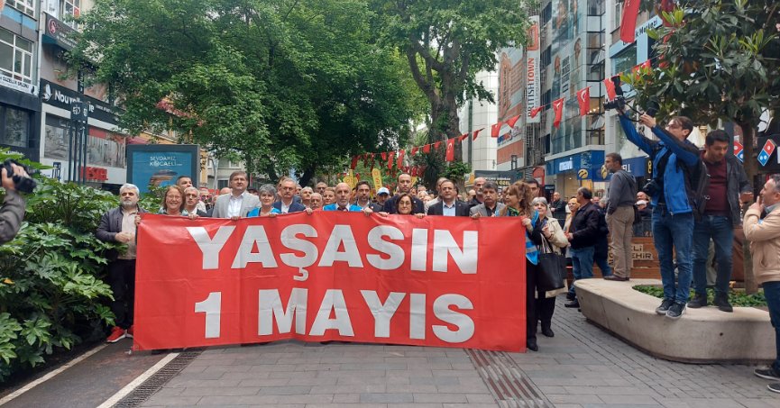 1 Mayıs kutlandı