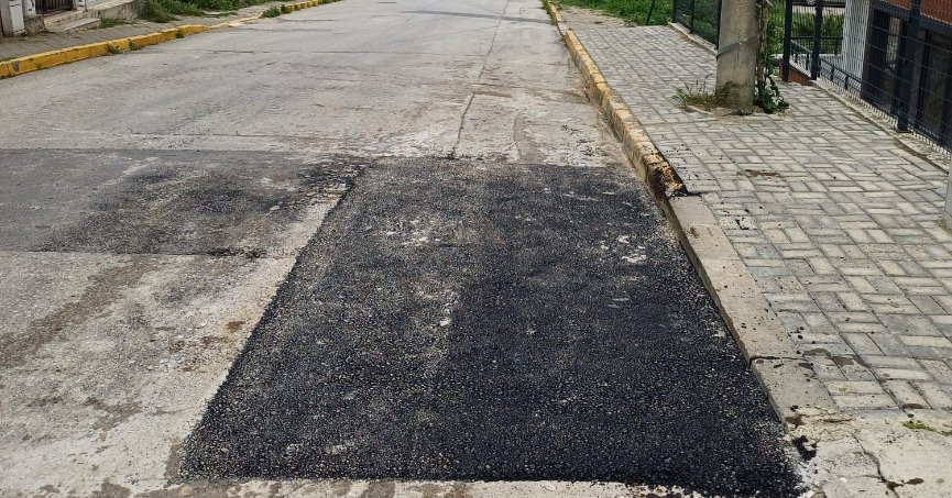 Asfalt yama ile sorunlar giderildi