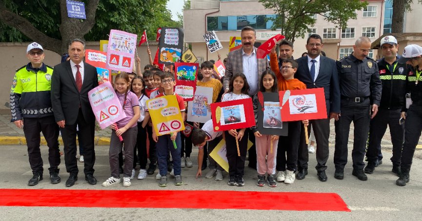 Trafik Haftası çocuklarla kutlandı