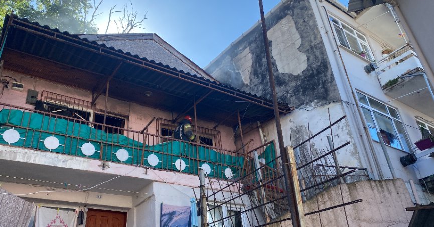 Elektrikli ısıtıcı yangın çıkardı