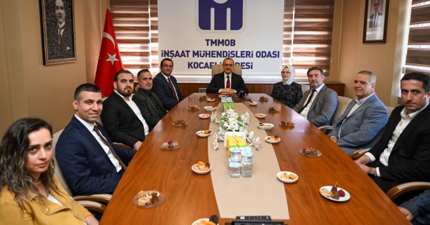 Vali Yavuz’dan inşaat mühendislerine ziyaret