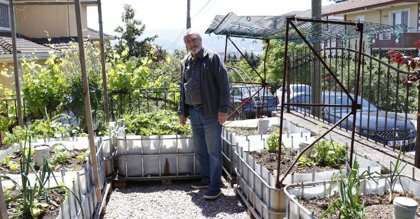 Sürdürülebilir tarımla ‘mini çiftlik’ kurdu