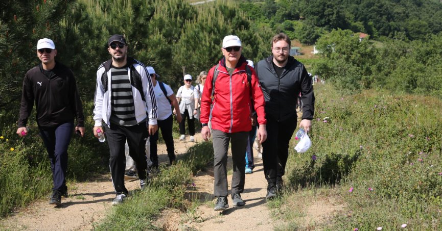 19 Mayıs kapsamında doğa yürüyüşü yaptılar