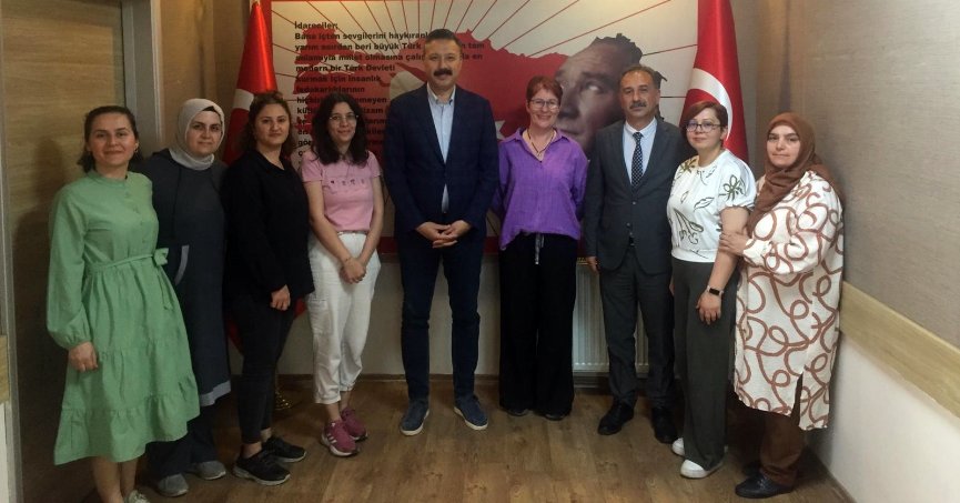 Tapu Müdürlüğü’nden Kaymakam’a ziyaret