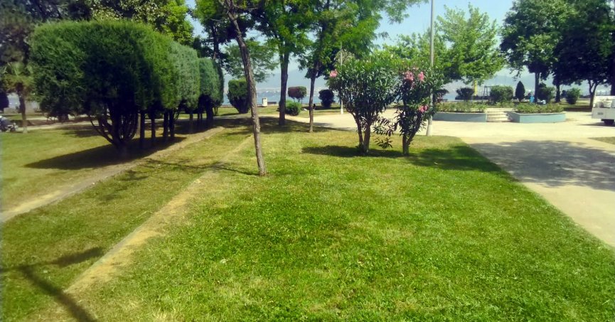 Yeşil örtüye bakım yapıldı