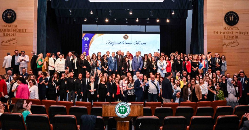 KOÜ’de 25. Yıl Hizmet Onur Töreni