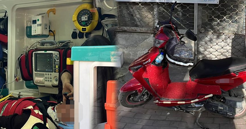 2 motosiklet çarpıştı: 1 yaralı