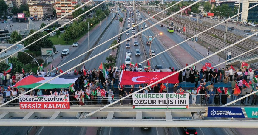 Kocaeli’den Filistin’e destek eylemi