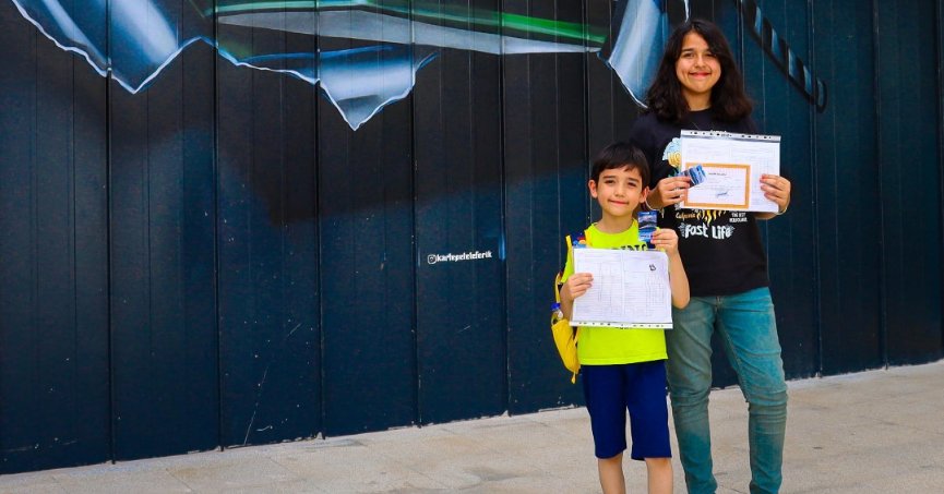 Karnesini alan teleferiğe koştu