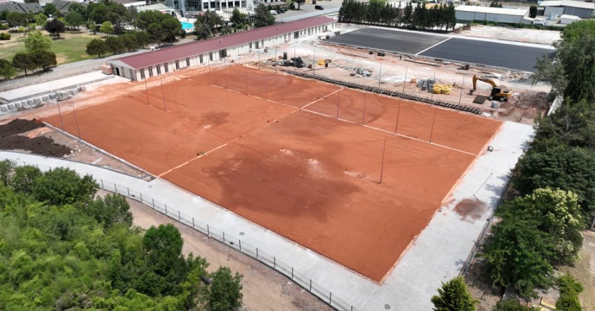 Tenis merkezinde sona yaklaşıldı