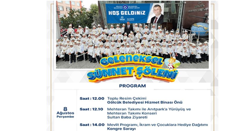 Sünnet Şöleni kayıtları başladı