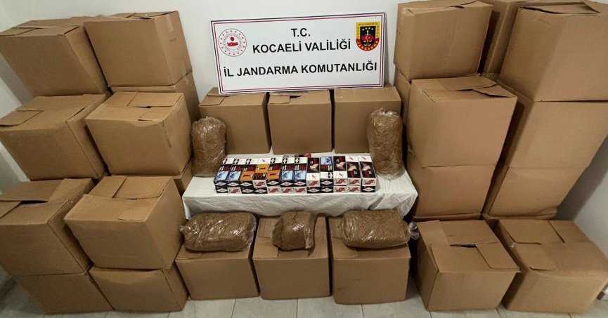460 kilogram kaçak tütün ele geçirildi
