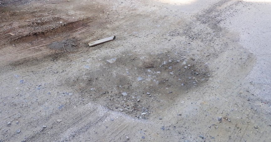 Bozuk yola bakım talebi