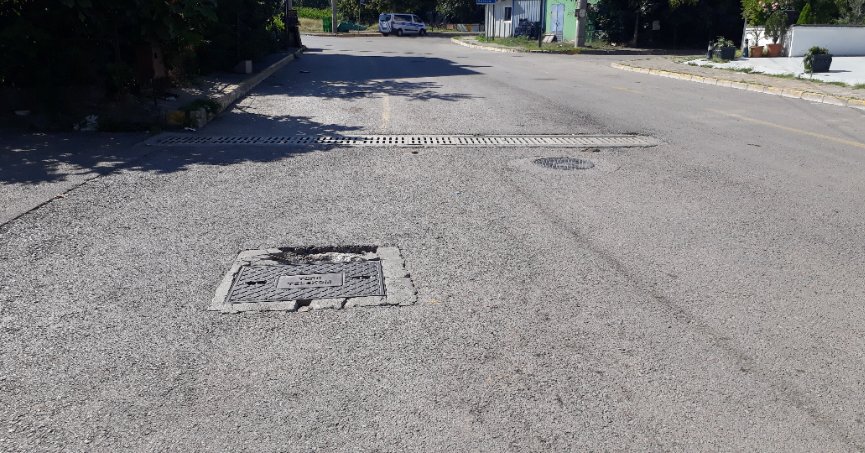 Çöken alana önlem alınmalı