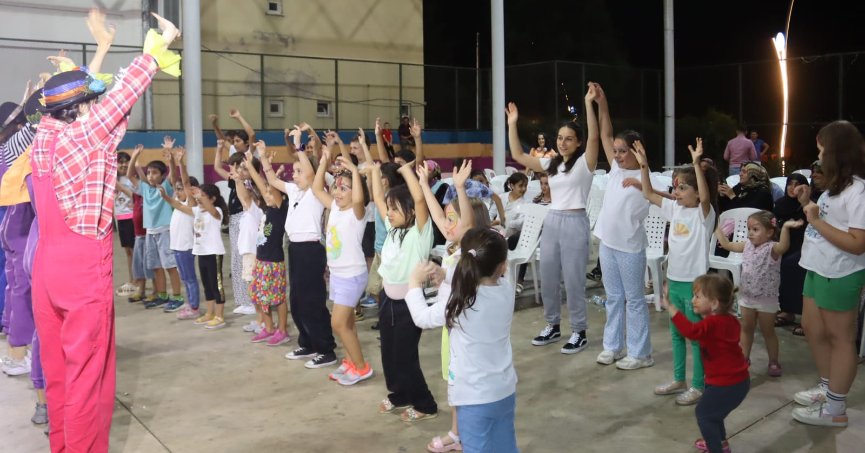 Çocuklar etkinlikte doyasıya eğlendi