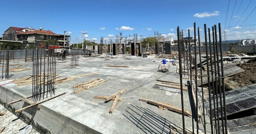 Yeni itfaiye müfreze binasında temel atıldı