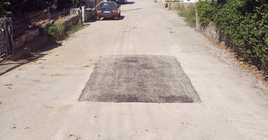 Asfalt yama ile sorunlar giderildi