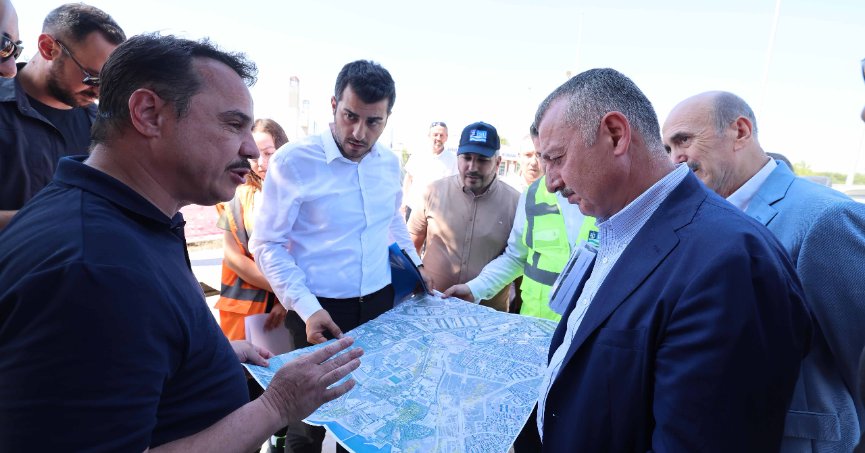 Büyükakın, çalışmaları yerinde inceledi