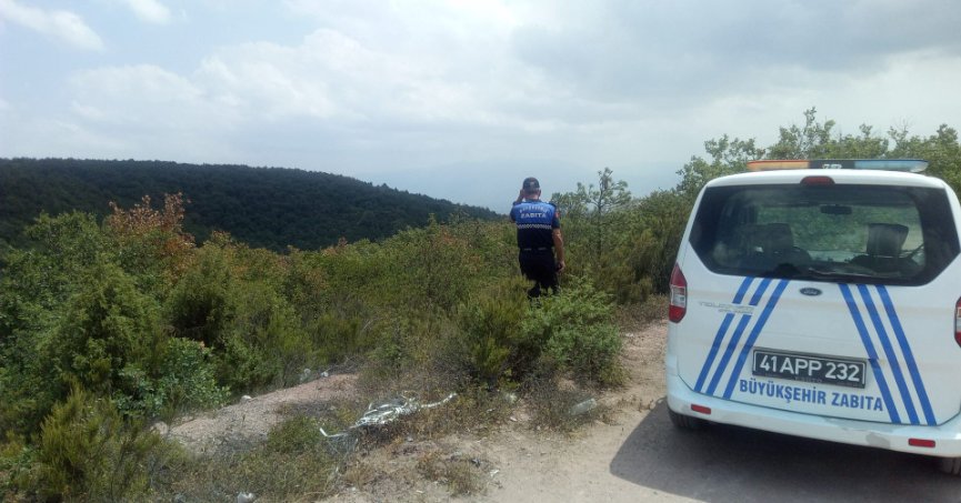 Zabıta, yangınlara karşı devriyede