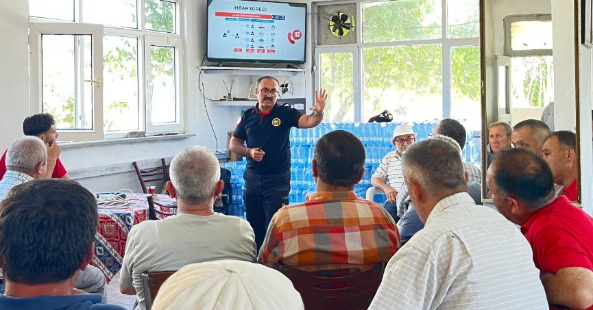 Yangınlara karşı farkındalık eğitimi