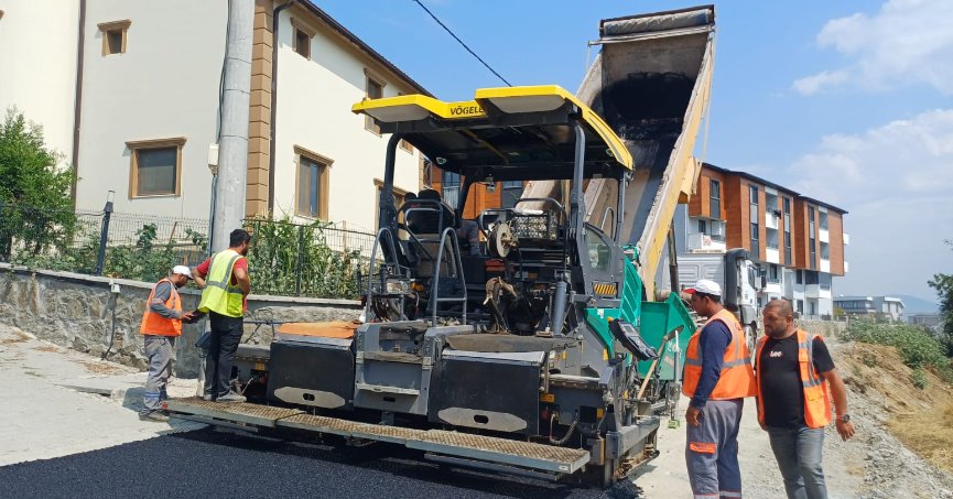 Üstyapıda çalışmalar devam ediyor