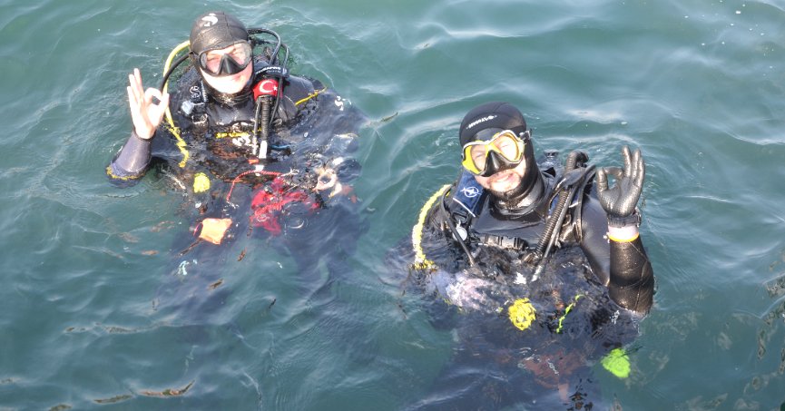 Yarışmada su altını fotoğrafladılar