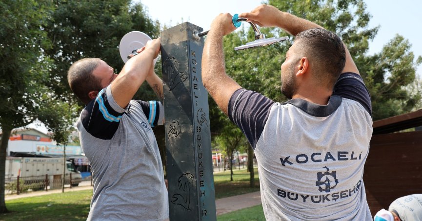 Plajlarda su israfına çözüm