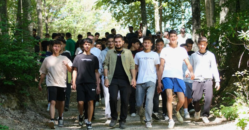 Liseli gençler, kampta buluştu