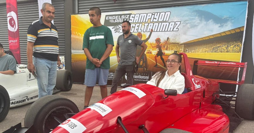 Özel bireylerin ralli heyecanı