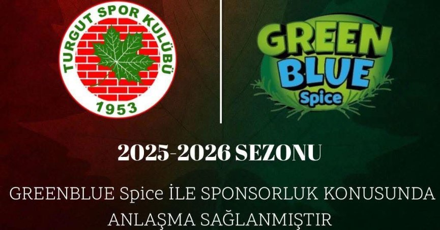Turgutspor, Greenblue Spice ile sponsorluk imzaladı