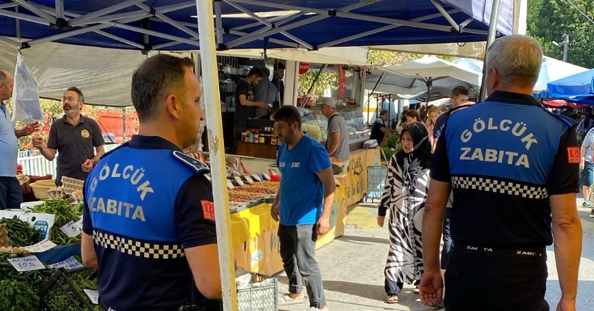 Zabıta ekiplerinden  pazar denetimleri   