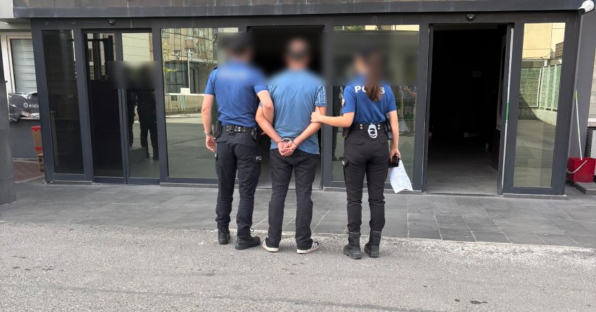 Aranan hırsızlık  hükümlüsü tutuklandı   