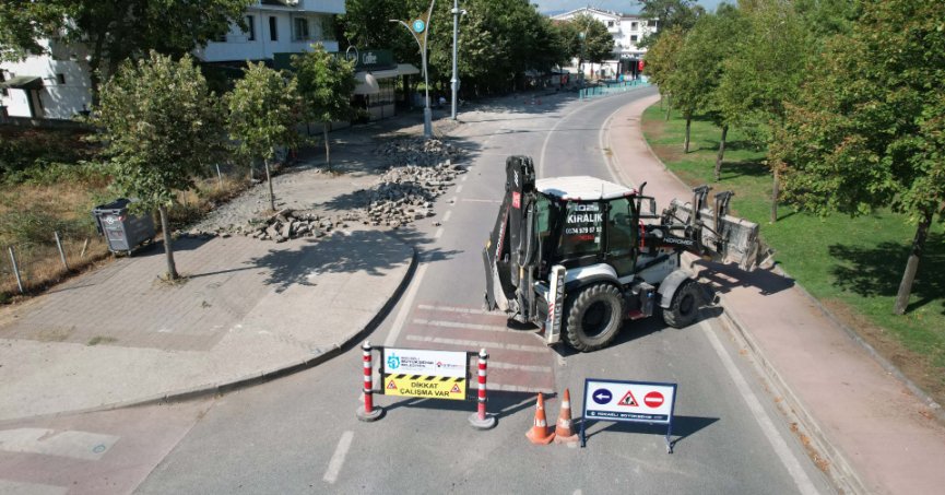 Başiskele sahilinde  üstyapı sil baştan