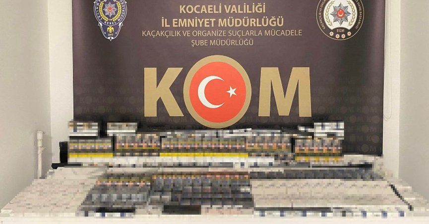700 paket kaçak sigara ele geçirildi
