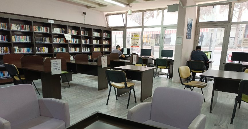 Kütüphanede kitap ve  üye sayıları artıyor