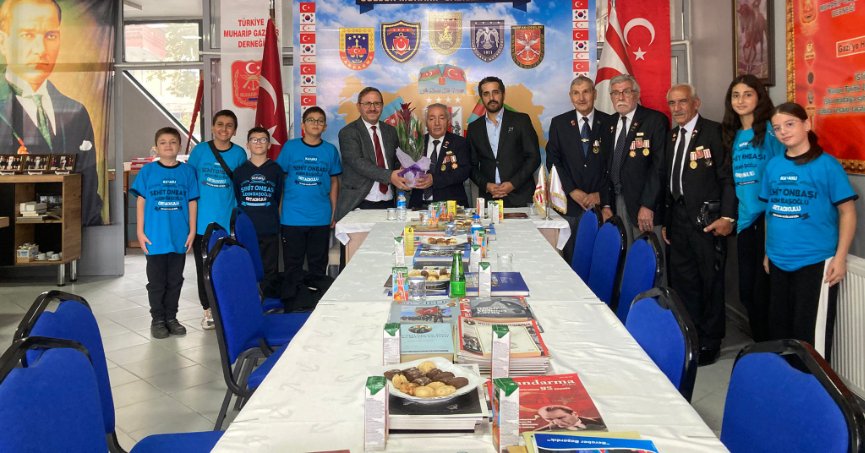 Öğrencilerden gazilerimize vefa